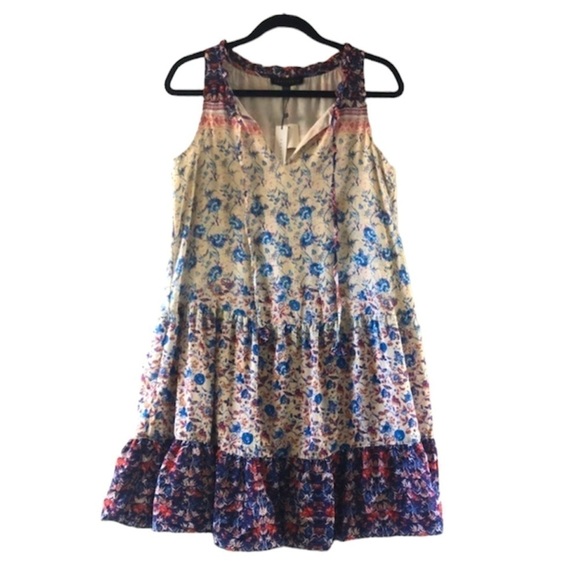 Anthropologie Sanctuary Sleeveless Floral Printed Romy Mini Dress NEW with tag - Picture 3 of 8